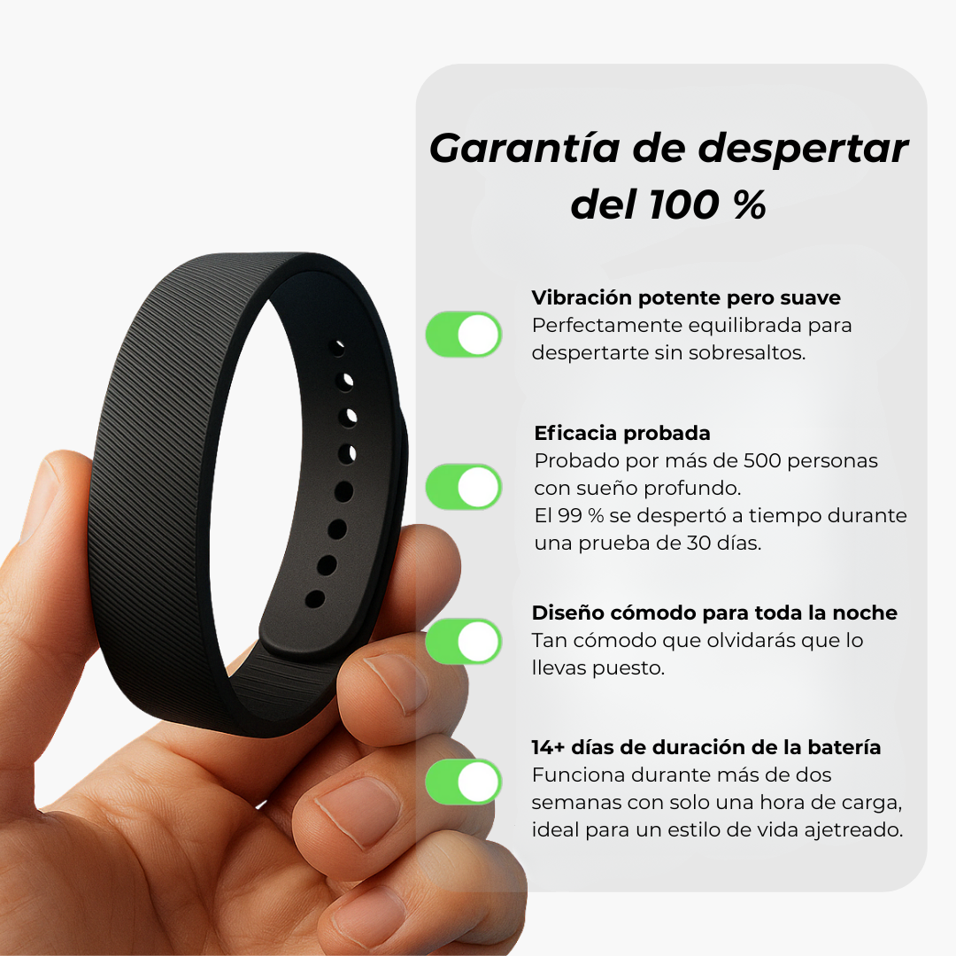 SERENO Wake-Up Band - Negro
